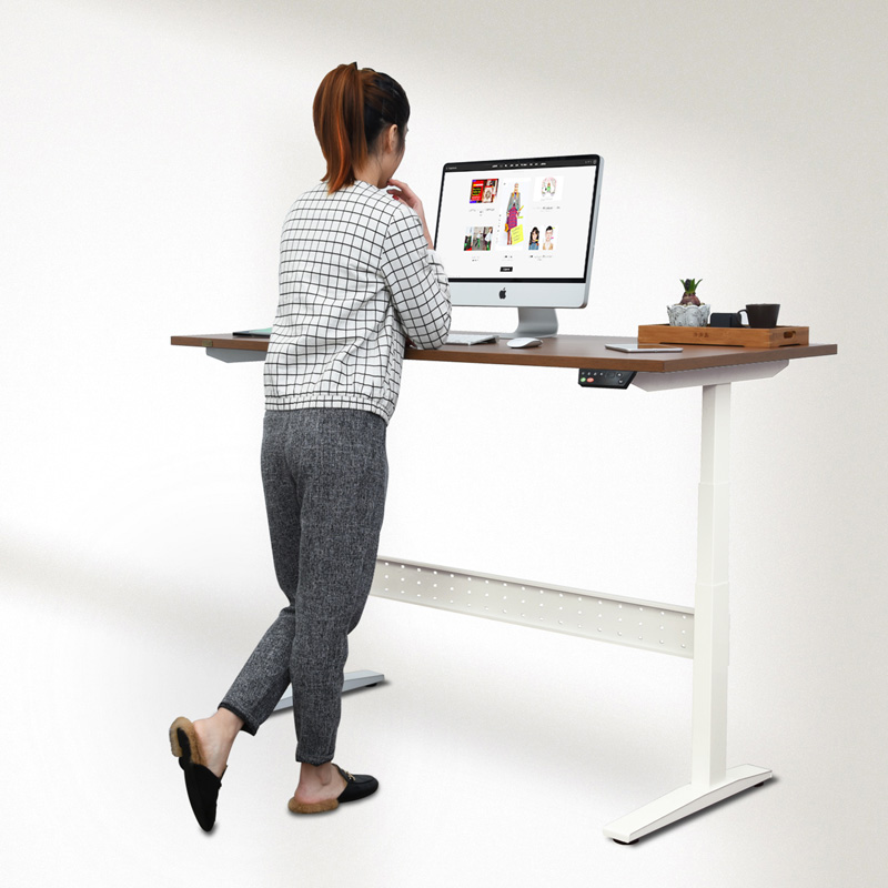 LLD D8001   Height Adjustable  Two Legged Desk