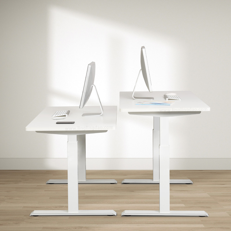 LLD d8225f   Height Adjustable  Two Legged Desk